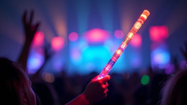 Le lightstick, accessoire culte des concerts K-pop