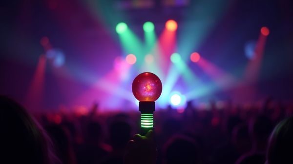 Le lightstick, accessoire culte des concerts K-pop